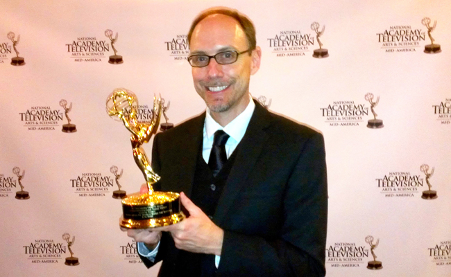 Steve Drake at the Mid-America Emmy Awards on September 23, 2012