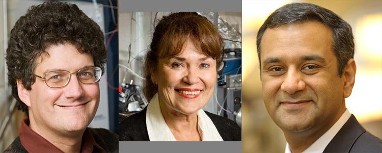 Jonathan Sweedler, professor of chemistry, Martha Gillette, professor of cell and developmental biology, and Rohit Bhargava, professor of bioengineering, head up the project titled “BRAIN Initiative: Integrated Multimodal Analysis of Cell- and Circuit-Specific Activity using Mass Spectrometry Profiling and Correlated Raman Imaging.”