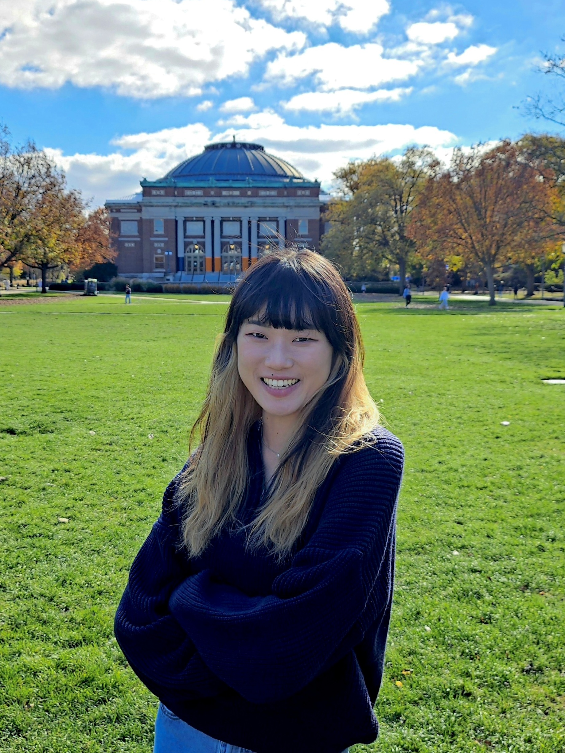 Janice Baek, a Ph.D. student in material science and engineering.