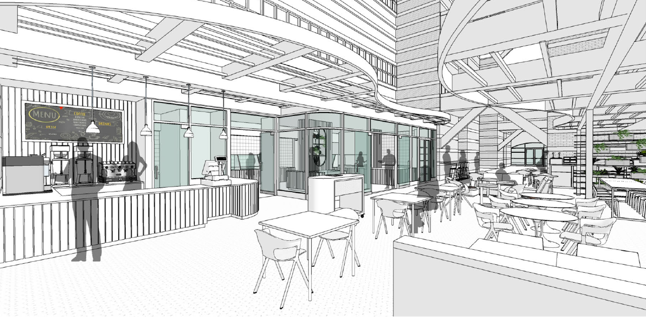 Beckman Café renovation