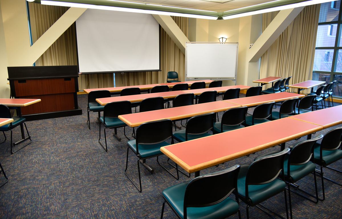An image of the third floor tower room at the Beckman Institute at UIUC.
