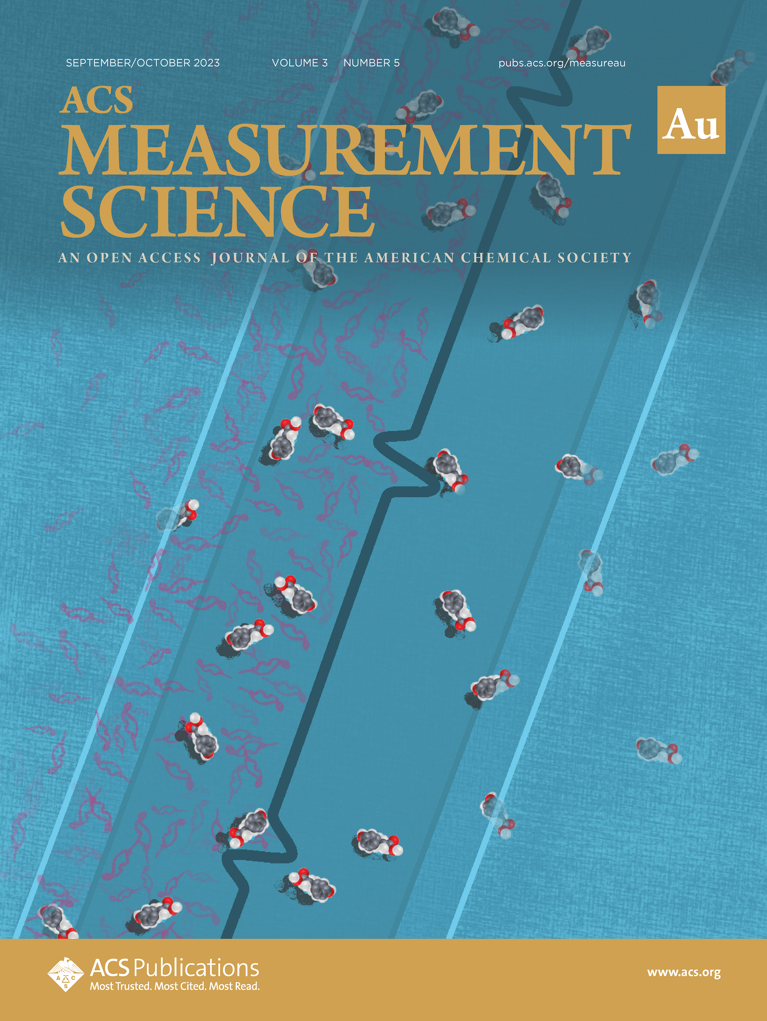 The cover of ACS Measurement Science including Lenhart's art.