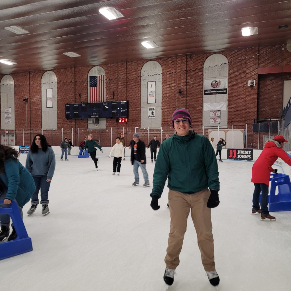Angel David Arellano Perez ice skating