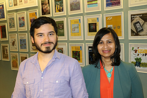 William Arnold, left, and Aditi Das.