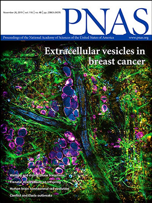  Cover of the PNAS issue featuring this research.