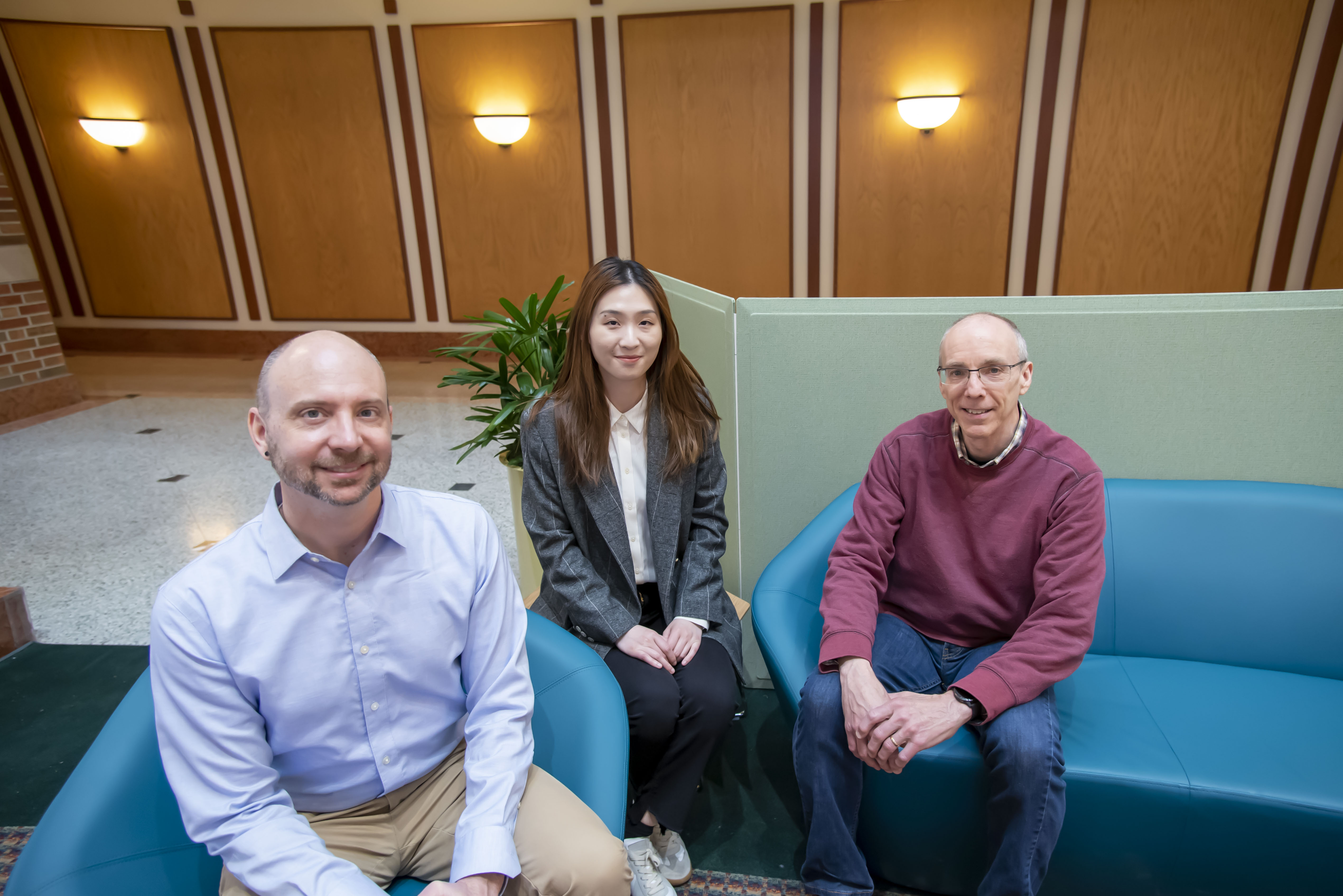 Charles Schroeder, Caroline Li, and Jeff Moore