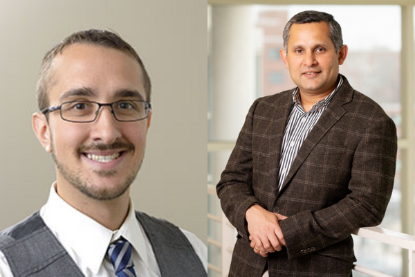 Side-by-side headshots of Mark Gryka and Kannanganattu V. Prasanth