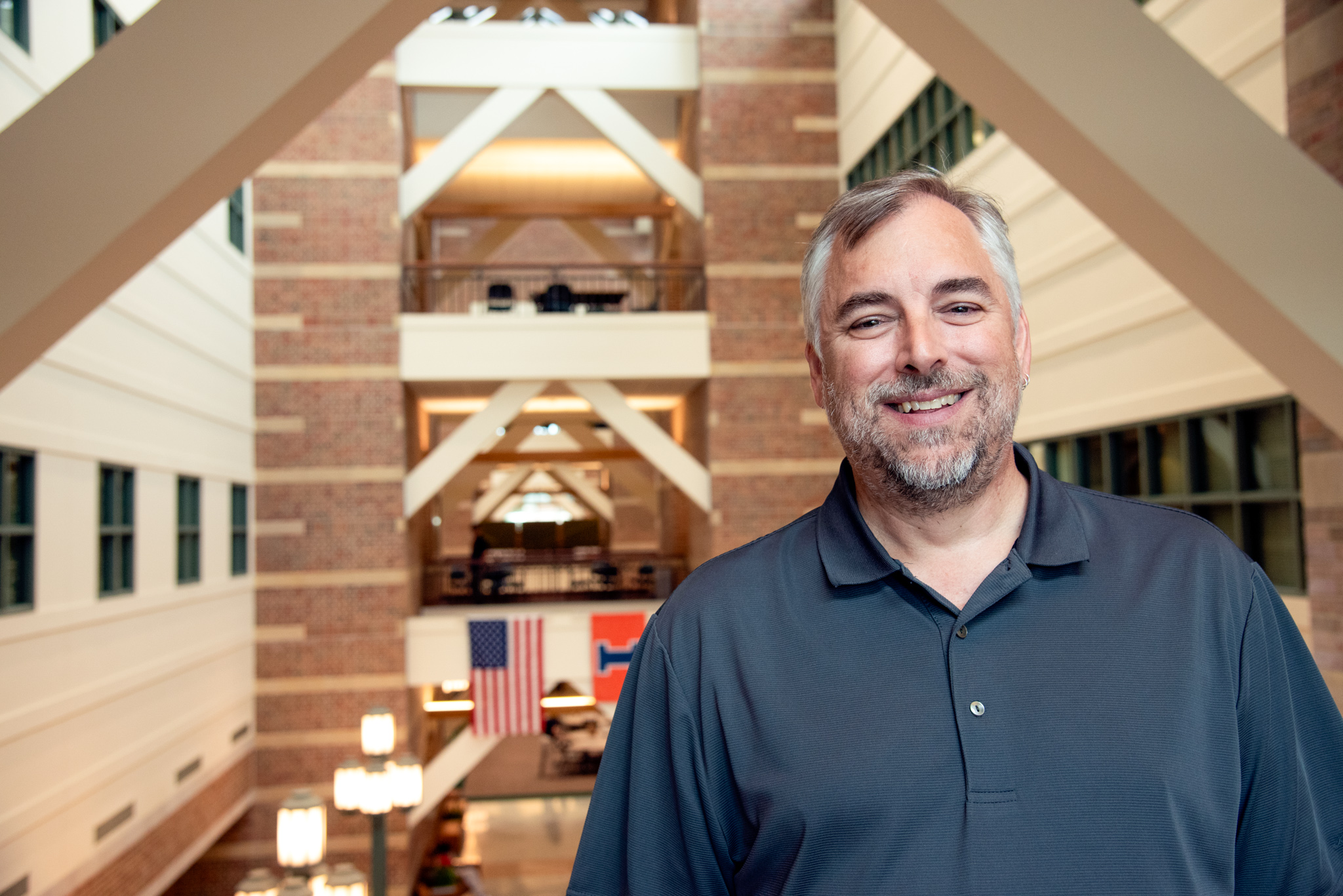 Steve Maren in the Beckman Institute.